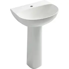 Corona - Lavabo y pedestal Manantial Blanco