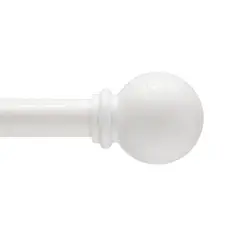 Kenney - Cortinero Chelsea con terminal de bola de 122-218 cm Blanco