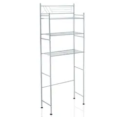 Bath Styles - Ahorra espacio 3 repisas gris