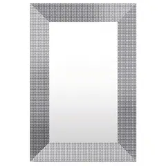 Live Deco - Espejo Decorativo Rectangular M404 de 38 x 57 cm Plata