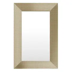 Live Deco - Espejo Decorativo Rectangular M405 de 38 x 57 cm Dorado