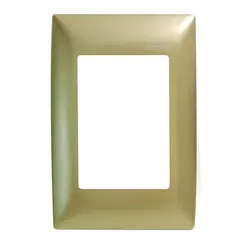 Royer - Placa 3 Módulos Chocolate