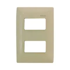 Royer - Placa 2 Módulos Champagne