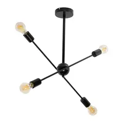 Arteluce - Lámpara de Techo Negro 4 Luces E27