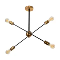 Arteluce - Lámpara de Techo Dorada 4 Luces E27