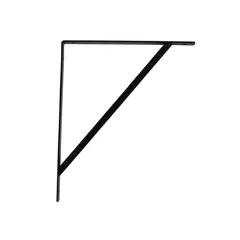 Brico - Ménsula Recta 25 x 31 cm negro