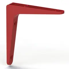 Brico - Ménsula Plástica 18 x 18 cm rojo