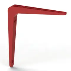 Brico - Ménsula Plástica 23 x 23 cm rojo