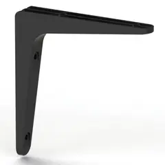 Brico - Ménsula Plástica 18 x 18 cm negro