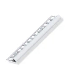 Alfer - Perfil "P" 8x19mm pvc gris