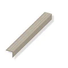 Alfer - Remate escal "L" 25x21mm pvc gris 1m