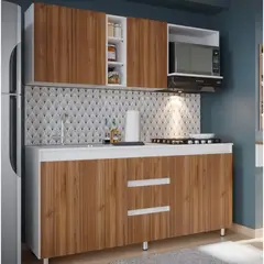 Maderkit - Cocina integral Arkala 1.8 metros Gales blanco