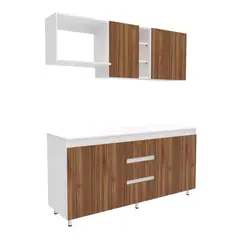 Maderkit - Cocina integral Arkala 1.8 metros Gales blanco