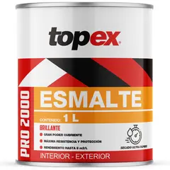 Topex - Esmalte Secado Rapido Azul 1 Litro