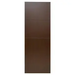 Multimarca - Puerta Tambor MDF Nápoles Cedro 3 Líneas Rauteada