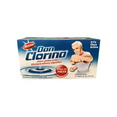 Don Clorino - Blanqueador y Desinfectante en polvo 21 sobres