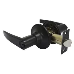 Fixser - Cerradura Manija Funcion Alcoba Negro Master