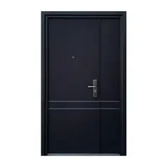 XE - Puerta Seguridad Cali Negra izquierda 120 x 215 cm