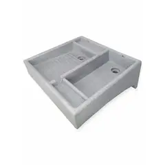 MERIDIAN PRO - Lavadero Plástico Lava + estándar 71x67cm