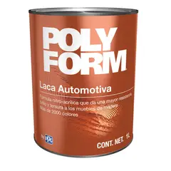 Polyform - Laca Brillante Negra 1 L