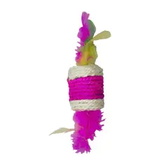 Fancy Pets - Juguete Cilindro con Plumas