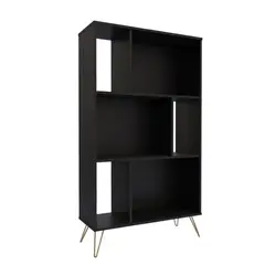 Maderkit - Librero negro fuego