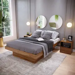 Maderkit - Combo cama y buro Kiba