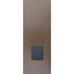 Multimarca - Puerta Tambor HDF Louver Rejilla Nogal Canadiense 70 x 213 cm