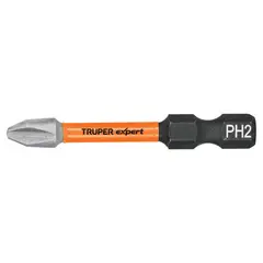 Truper - Juego de 5 Puntas de Impacto Phillips Ph2 X 2” Expert