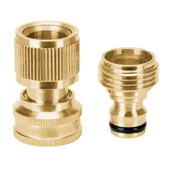 Truper - Conector Latón para Acceso de Riego