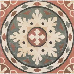 Decohome - Piso Porcelanico Habana Rosso 25x25 cm