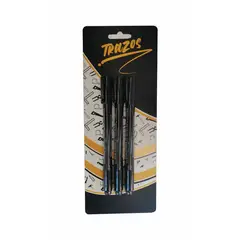 Trazos - Plumón Negro Doble Punta