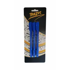 Trazos - Plumón Azul Doble Punta