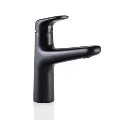 Corona - Monomando Bajo Liquid para Lavabo Color Negro Mate