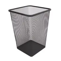 Kenney - Cesto de Basura Metálico Malla de 5L Negro