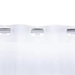 Kenney - Cortina de Baño Gancho Flex Cristal