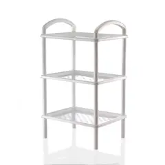 Italhome - Estante rectangular con 3 niveles