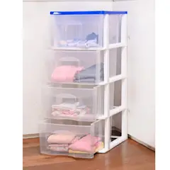 Italhome - Cajonera 4 niveles color blanco