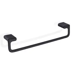 Corona - Toallero de barra larga acabado negro mate