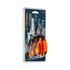 Truper - Juego Pinzas Miniaturas 3 Piezas