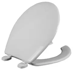 Mayfair - Asiento Redondo Frente Abierto Con Tapa Color Blanco.