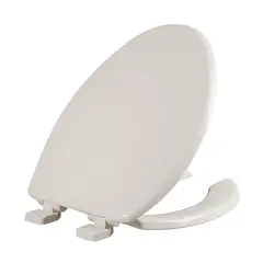 Mayfair - Asiento Plastico Alargado Frente Abierto Con Tapa