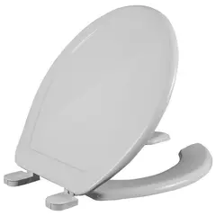 Mayfair - Asiento Plastico Redondo Frente Abierto Blanco