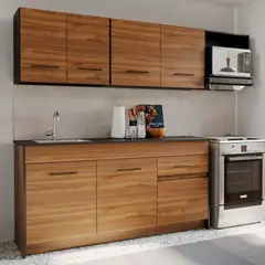 Practimac - Cocina Integral LOG Wenge 1.8m