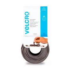Velcro - Correas 38.1cm x 1.2cm Negro Gris Marca