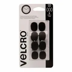 Velcro - Óvalos Alta Resistencia Negro Marca
