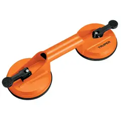 Truper - Ventosa de Aluminio para Vidrio 2 Copas de Succión