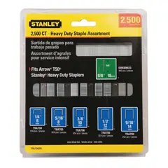 Stanley - Fatmax - Surtido de Grapas y Clavos 2500 Piezas