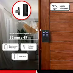 Philips - Cerradura Digital Phillips PCD-265 Negro