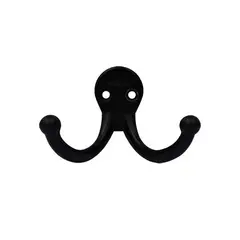 Fixser - Perchero Doble Negro